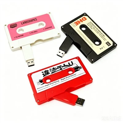 Klassischer drehbarer USB-Stick aus Kunststoff